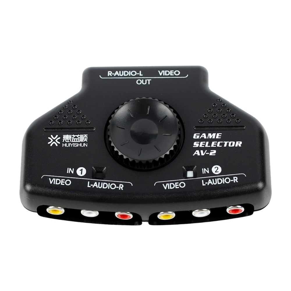2 -suuntainen jakaja av rca audio-videokytkin pelin valintalaatikko ja /3 kaapeli xbox  ps2 #50702 av-2 :lle