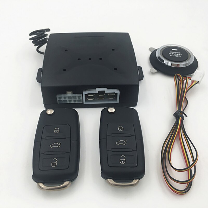 Sistema de alarma de coche de Owo Way con motor de arranque LCD llave de Control remoto funda para B9 con cubierta de silicona NQ-ST9007