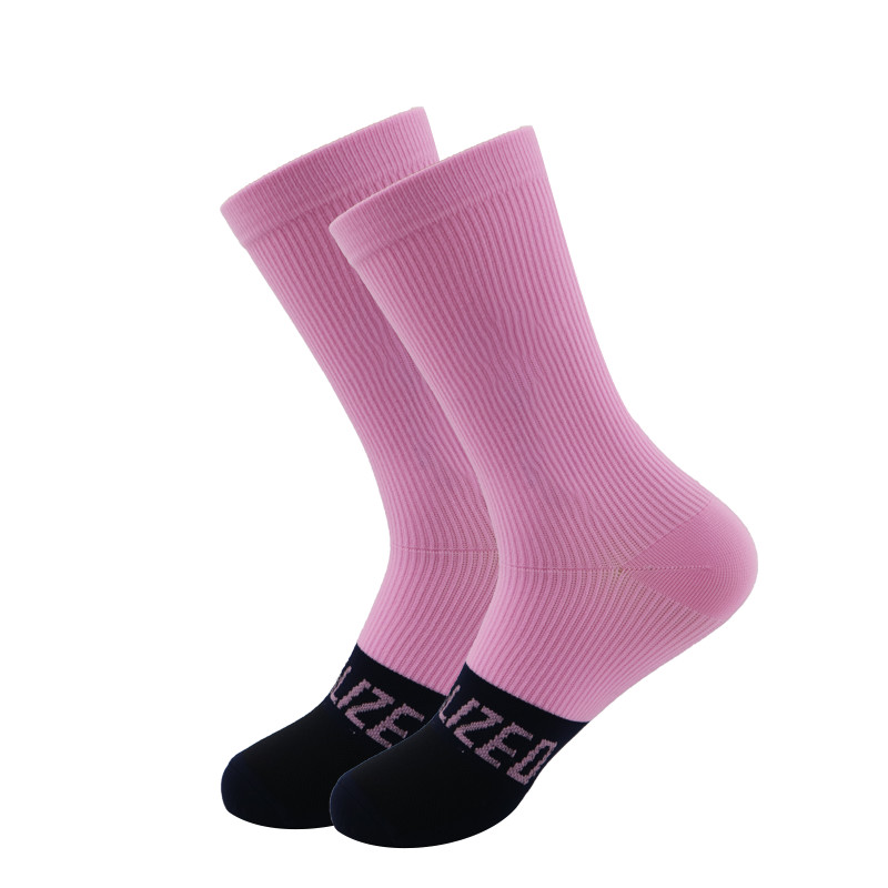 Women Men Cycling Sport Socks Breathable Spring Summer Riding Climbing Hiking Socks Stocking: Neon