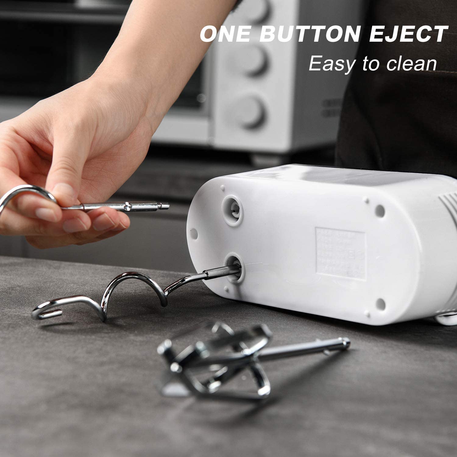 Handmixer Elektrische 5 Snelheden Power Lichtgewicht Handheld Mixer Voor Bakken Keuken Hand Mixers Met Opslag Stand Us Plug