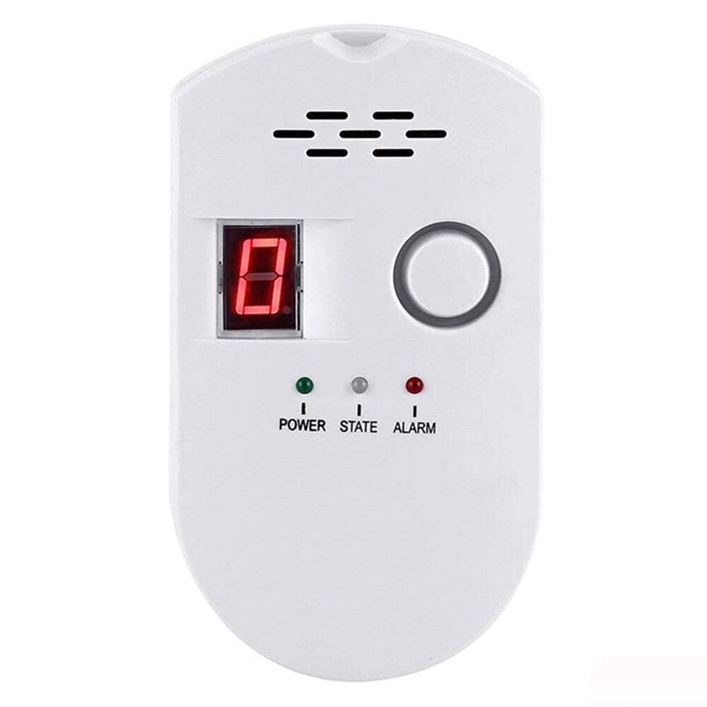 Gasdetector Keuken Veiligheid Brandbaar Gas Detector Lcd Display Kolen Natural Gas Alarm Sensor Waarschuwing Detectoren