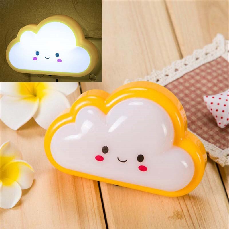 AC110-220V Night Light Children Light Baby Nursery Lamp Bedroom Sleep LED Light Switch Wall Night Lamp For Children Girl Toy: F