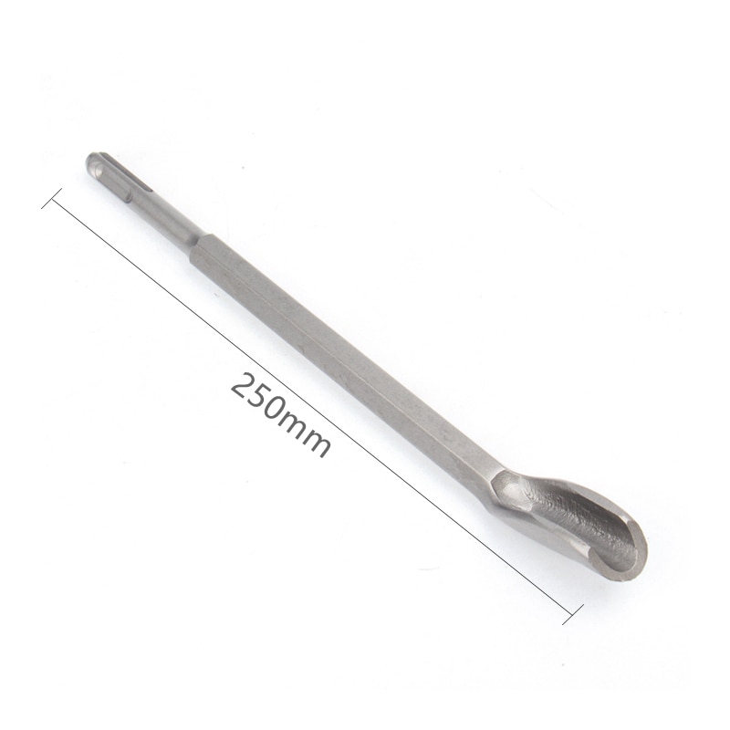 1PC 250mm SDS Plus Runde Schaft Schaufel Elektrische Hammer Bohrer Punkt Mutter Solarplexus Flache Meißel Brechen Beton ziegel Zauberstab Felsen