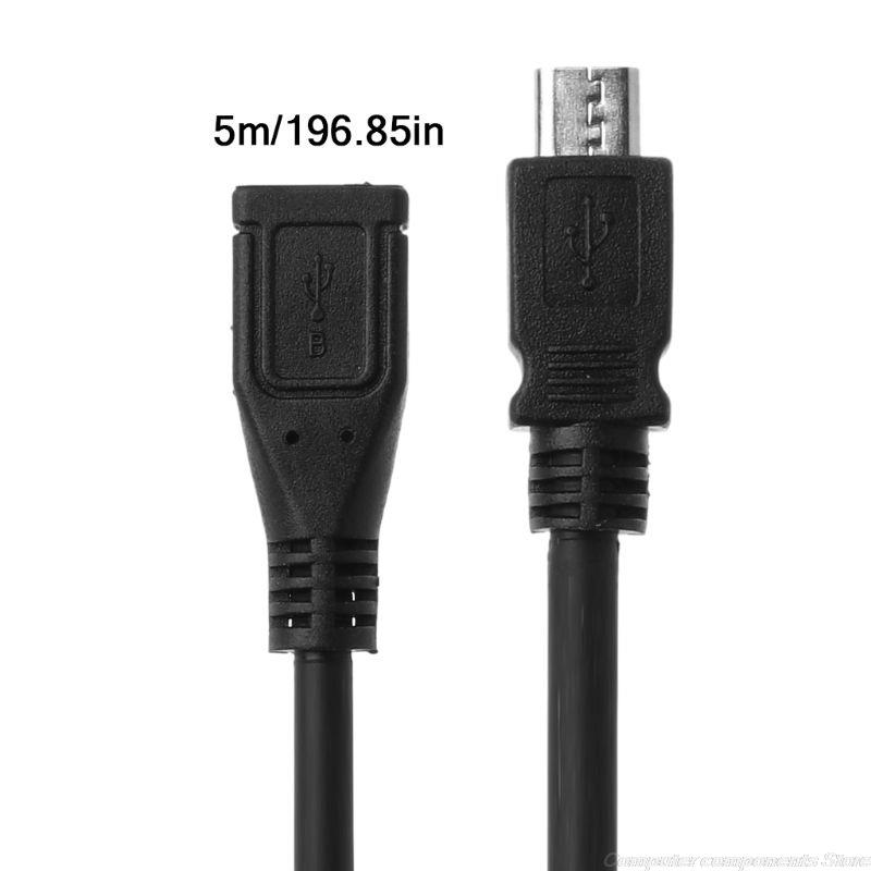 Sincronizzazione dati cavo di prolunga USB 2.0 cavo di prolunga USB con interruttore in poi spento per PC ventilatore USB lampada a portato caricatore USB lampone pi N09 20: I-micro USB-5m