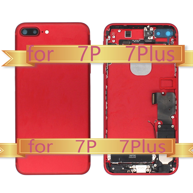 Fuldt hus etui flex kabel til iphone 7 plus batteri bagcover