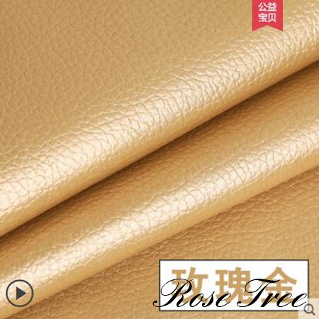 Imiteret præget læder, imiteret læderstof til syning, kunstigt syntetisk læder  d30 50 x 140cm store litchi pu læder 0.65mm: B077