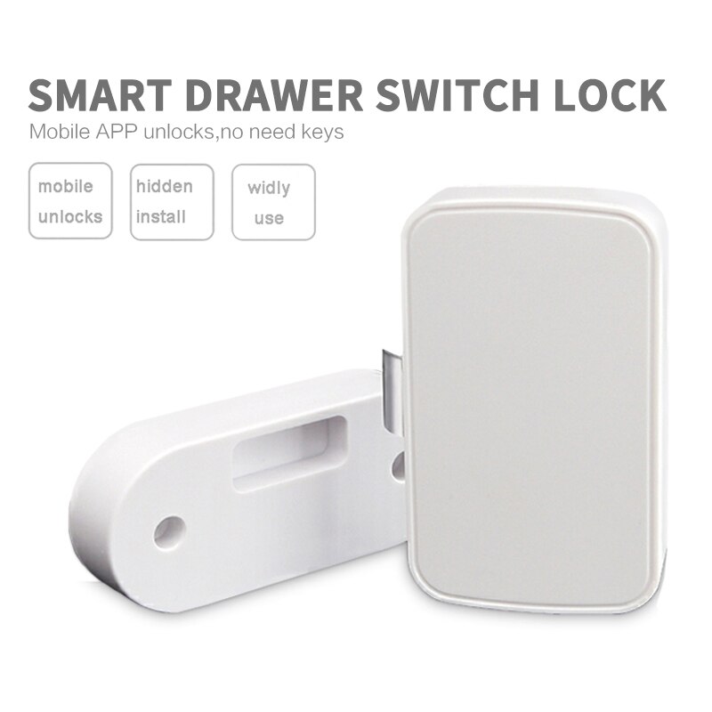 Tuya Smart Ladeblokkering App Bluetooth Lockless Onzichtbare Slot Archiefkast Lock Kast Lock Lade Schakelaar Automatische Vergrendeling