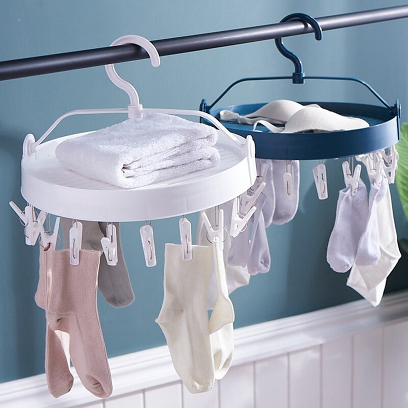 Étendoir à linge pliable séchoir à linge égouttoir pour serviette, sous-vêtements, chapeau, écharpe, pantalon, vêtements de bébé