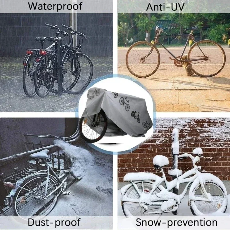 Fietsuitrusting Waterdicht Stofdicht UV Guardian Regenhoes Outdoor Sunshine Cover MTB Bike Gear Fietsaccessoires PEVA Regenhoes