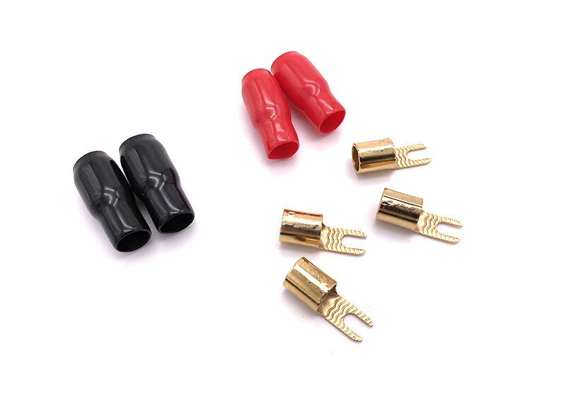 2 pair Y Car Wiring Harness Connector Terminal Copper Tubular Terminals