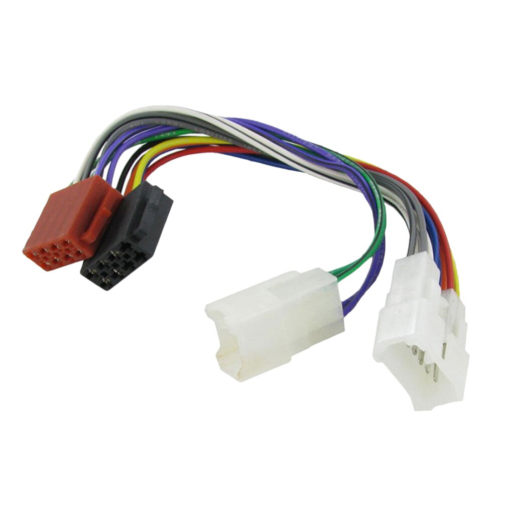 Bil ledningskabel adapter for toyota / iso stereo ledning kabel pluggkontakt enkel installasjon