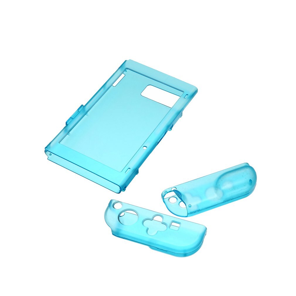 Casos de proteção para computador rígido capa para nintend switch ns nx caso cristal transparente escudo console controlador acessórios com suporte: green