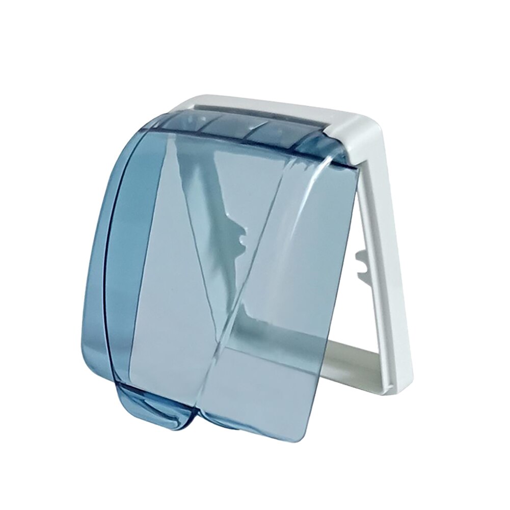 Kitchen Type 86 Switch Socket Waterproof Protective Box Bathroom Thick White Transparent Waterproof Splash Boxes: D3967-3C