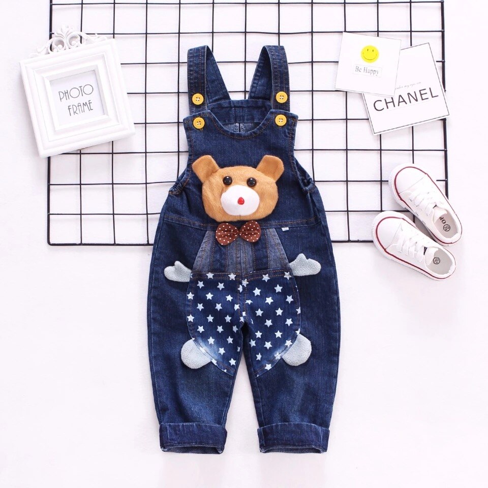 IENENS-salopette en jean pour garçons | Salopette d'automne pour bébés filles, salopette amples, pantalons longs en Denim pour enfants garçons et filles, combinaison pantalon pour enfants de 1 à 3 ans