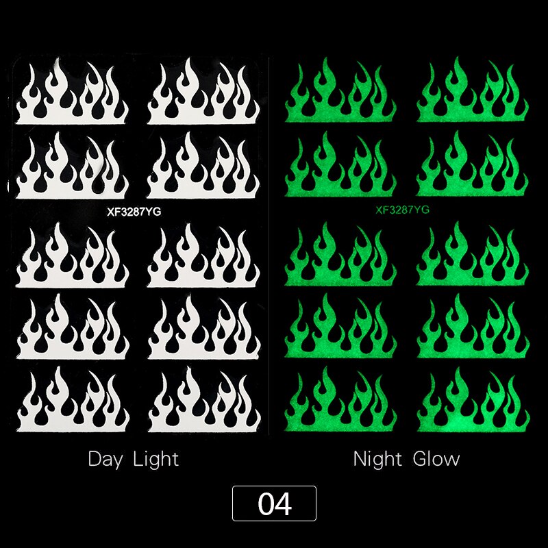1Pc 3D noël curseur ongle autocollant décalcomanies ange flocon de neige lumineux ongle adhésif feuilles autocollants pour beauté décor: 11