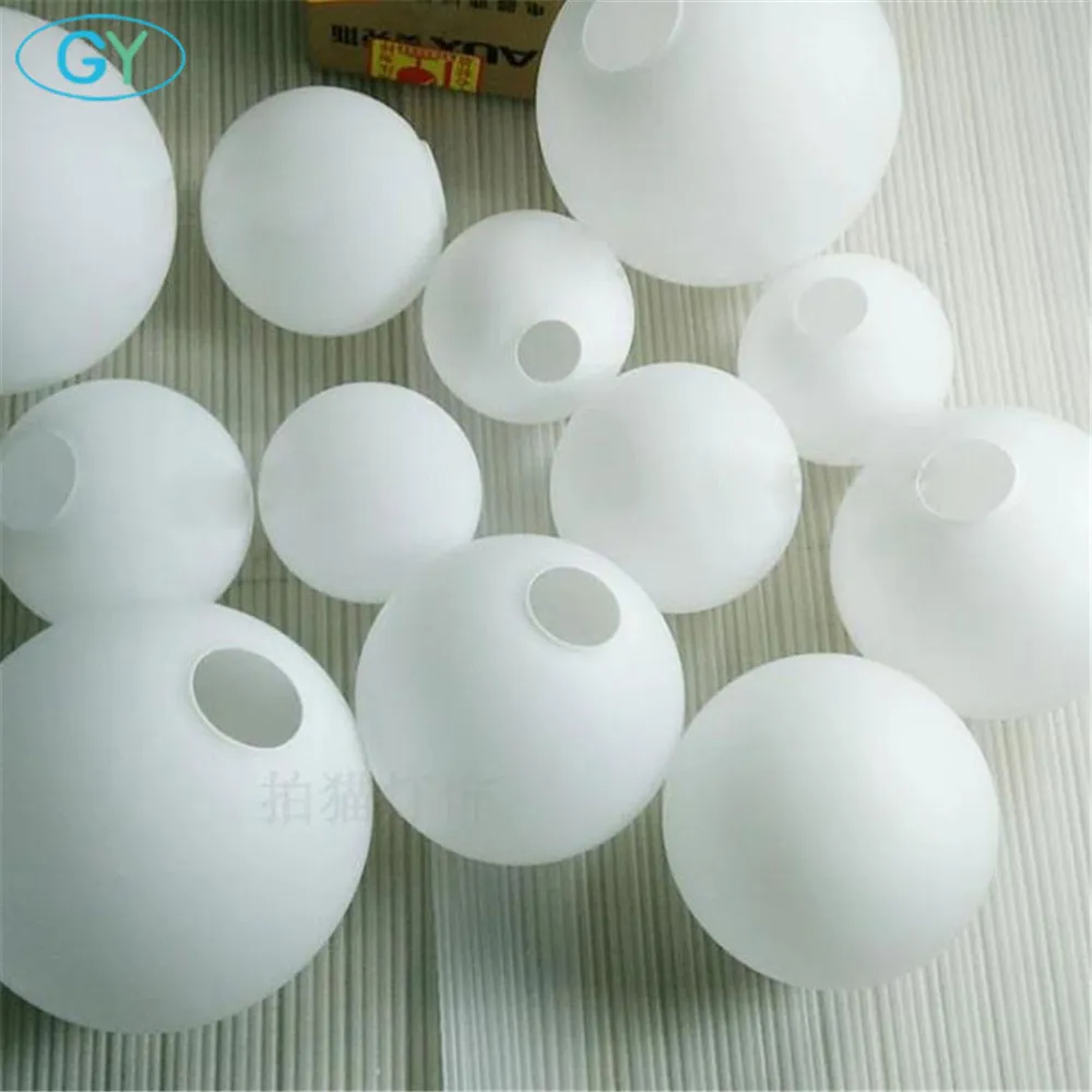 Weißer Glas lampen schirm, milchige Globus lampen schirme passende Lampe, d10cm d12cm d15cm d20cm d25cm runde Licht abdeckung, panta lla lampara