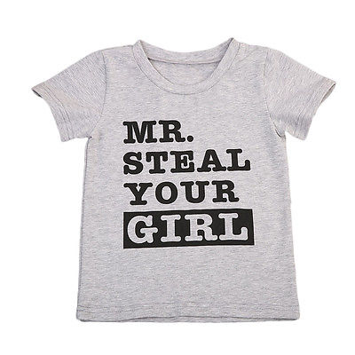 Summer Boys T Shirt Print Kids T Shirt For Boy Cotton Short Sleeve Baby Girls T Shirt Children's Clothes Brand: 4Y