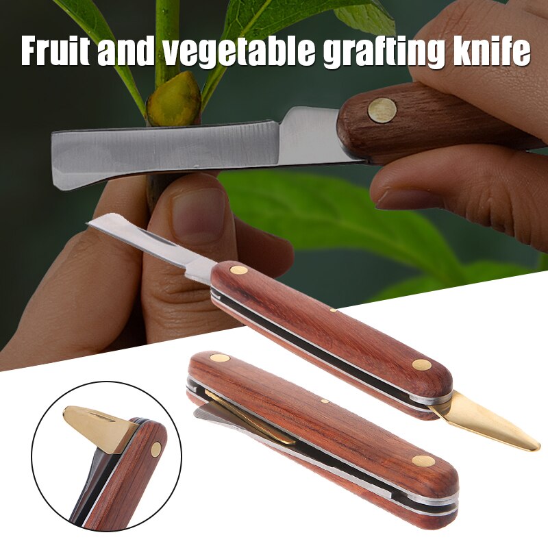 Grafting Pruning Garden Foldable Grafting Cutter Pruning Seedling Tree Scissor Cutting Tool MOWA889