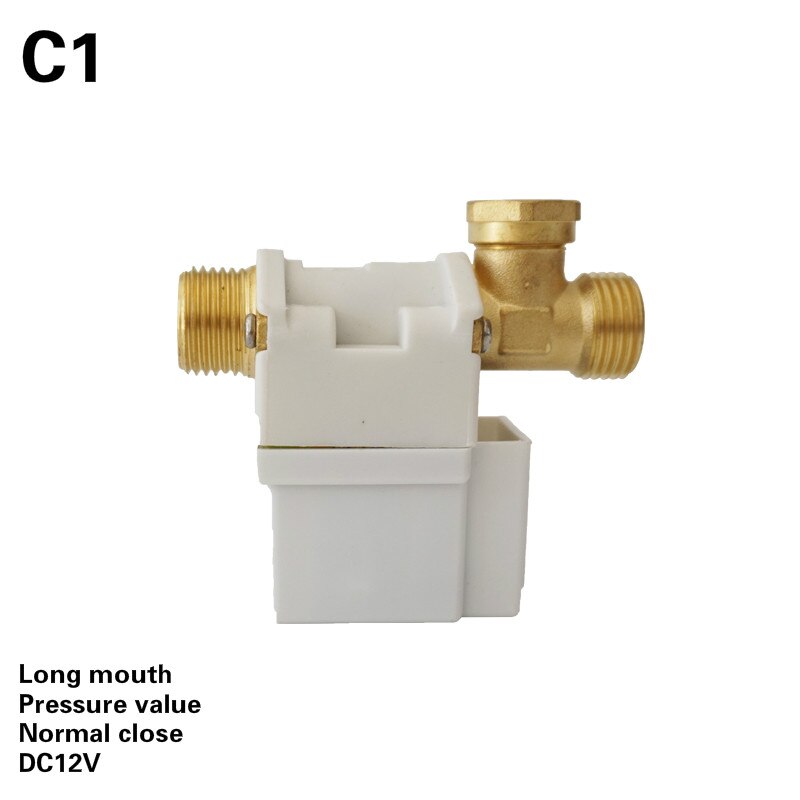 Practical Electric Solenoid valve for solar water heater DC12V Water Air Normally Closed Universal Diaphragm Valve for 1/2" Hose: C1