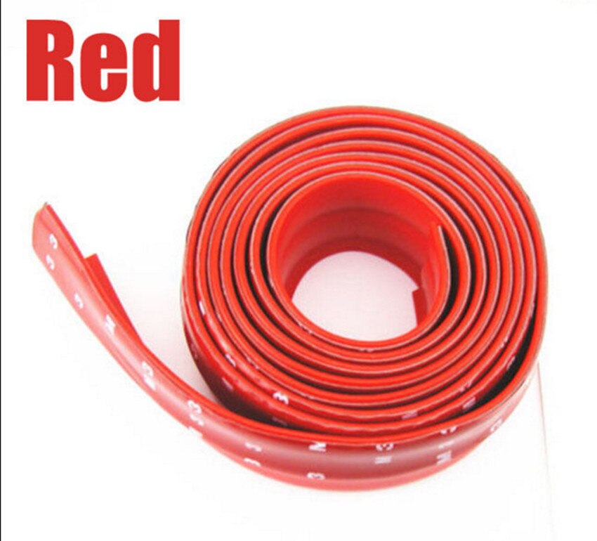 2.5M Universal Car Protector Front Bumper Lip Splitter Body Kit Bumpers Valance Chin Accessiories