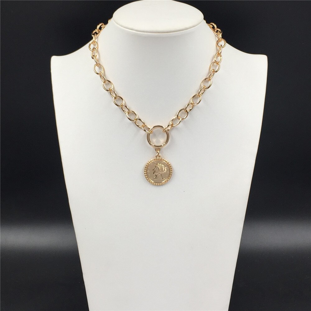 Modern Novelty Special Chain Linked Dainty Necklace Tiny Chain T bar O bar Enclosure Collar Chain For Women Girl: N27347