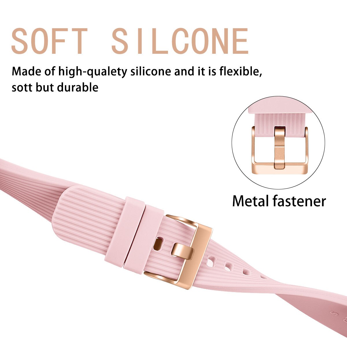 Correa de silicona para reloj inteligente Garmin vivoactive 3 4, Forerunner 245, 645, vivove HR Venu