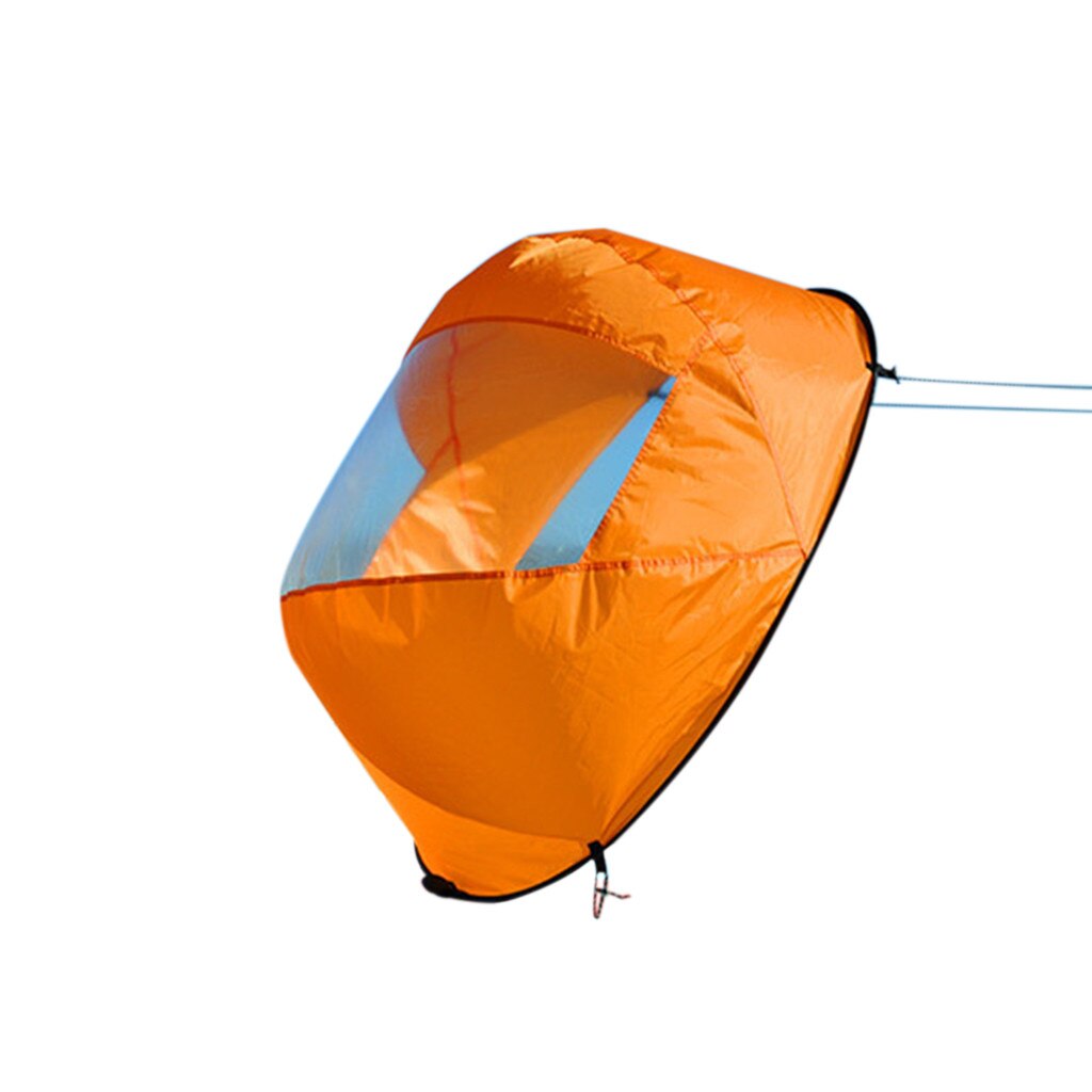 Orange foldbar kajak downwind kit popup board vind padle båd vind sejl kajak kano oppustelig båd sejlbåd tilbehør #g4: Default Title