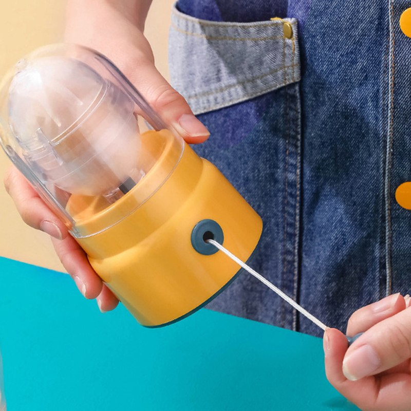 Egg Scrambler Shaker Hand Pull Type Manual Egg White Yolk Whisk Mixer Practical Egg Scrambler Shaker Hand Pull Type PR