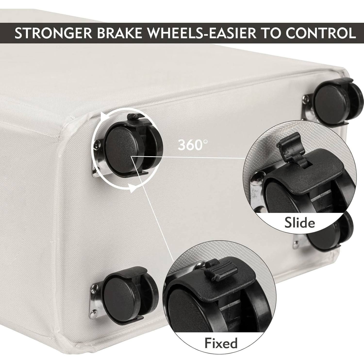 27,6 inch Oxford stoffen wasmand met wielen - opvouwbare kledingmand, speelgoedopbergtas en badkamerwasmand