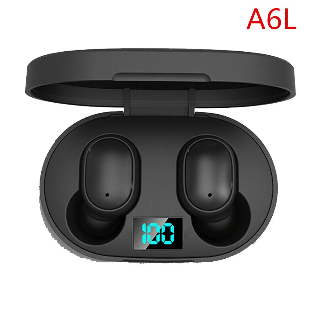 A6L TWS Bluetooth écouteur BT5.0 LED affichage pour Redmi Airdots bouton contrôle étanche bruit suppression casque PK i7s A6S E6S: A6L