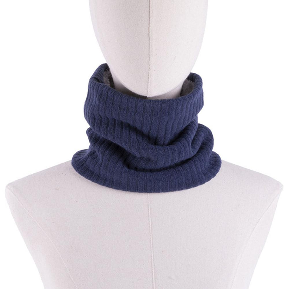 Winter Halswarmer Fleece Sjaal Voor Mannen Vrouwen Gebreide Masker Hals Cover Buis Hoofd Sjaal Voor Fietsen Skiën Wandelen: Dark gray