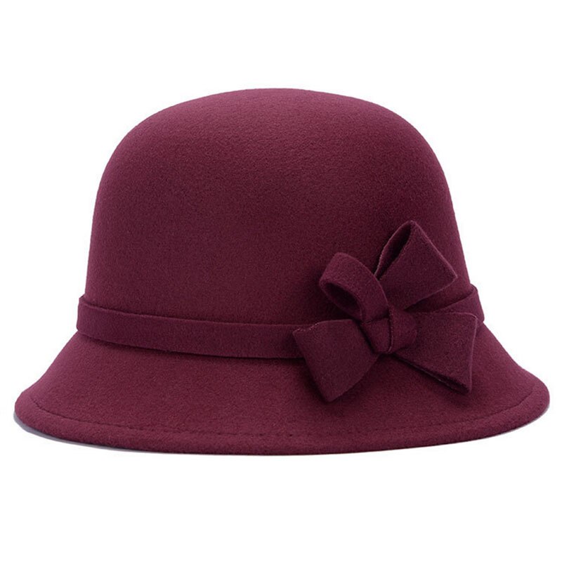Bingyuanhaoxuan herfst winter imitatie wollen muts grote zonnehoed fedora hoed voor dames dames snapback hoeden