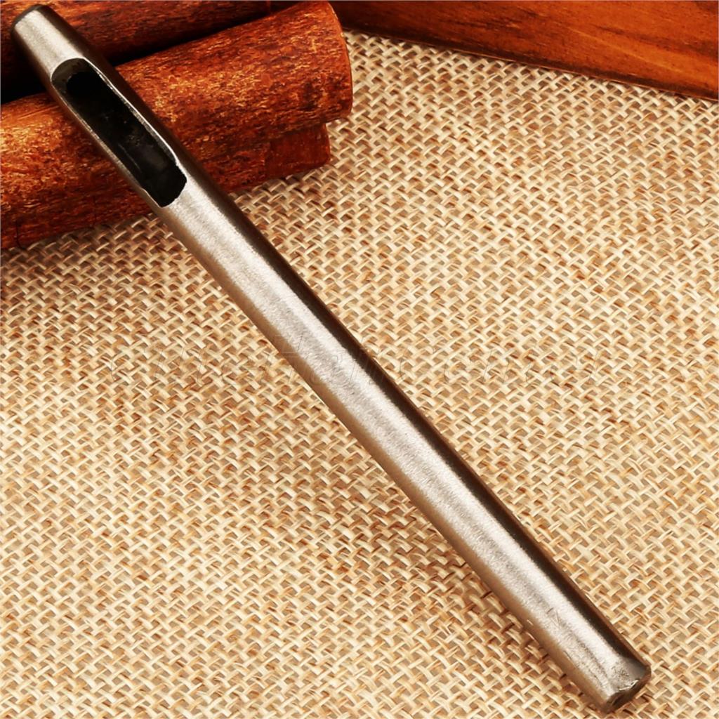 1Set Leather Craft Tool Steel Puncher Paper Punching Hand Tool Round Hole Punch Belt Band Leather Handmade Craft Tools 1mm-5mm