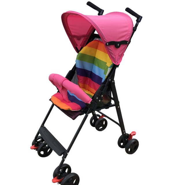 Cochecito de bebé ultraligero y portatil para niños pequeños con bolsillo plegable puede sentarse y poner un solo botón bebé carro: S14