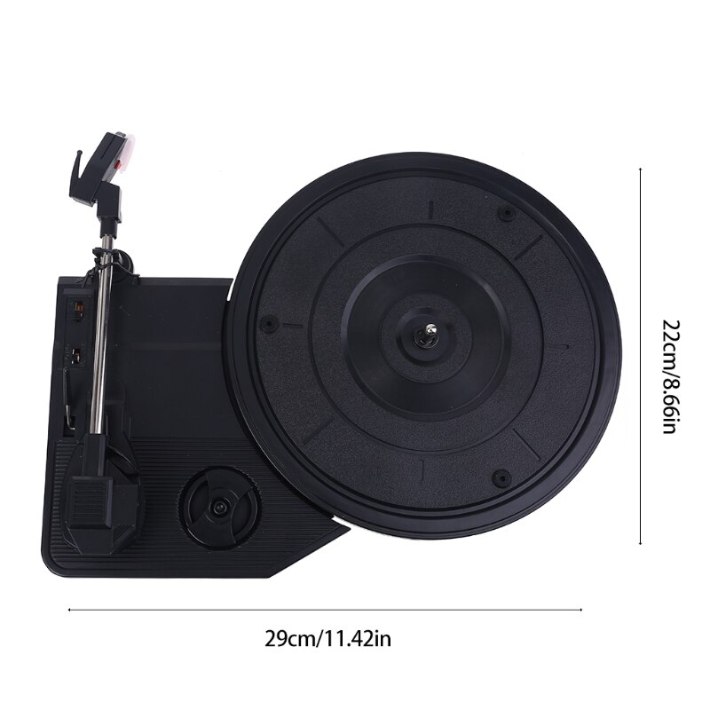 28cm Turntable Automatic Arm Return Record Player Gramophone For Lp Vinyl Record K3NB
