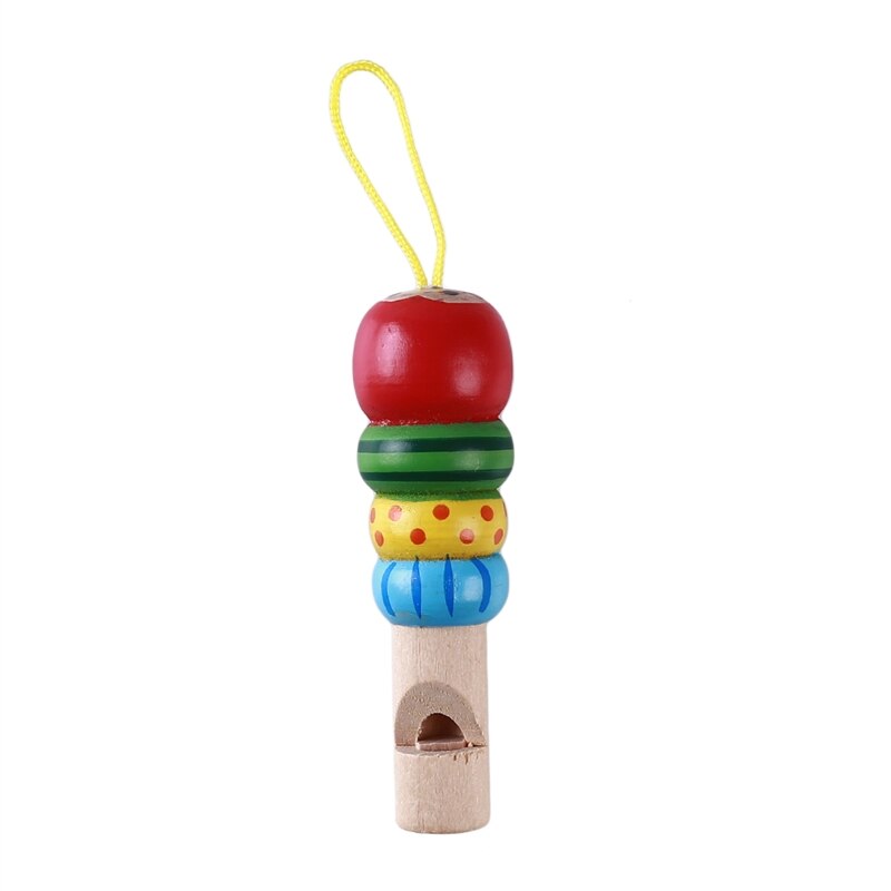 1Pc Funny Toys Musical Instrument for Kids Colorful Wooden Early Learning Educational Musical Instrument Lovely Baby Hand Bells: 432777