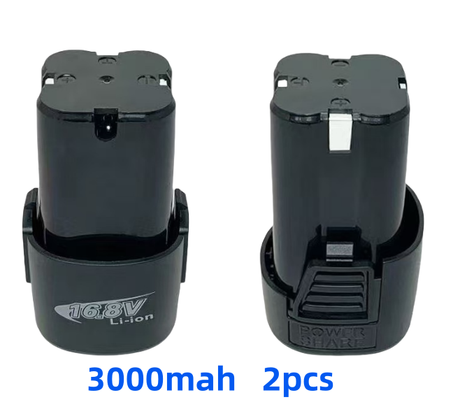 16,8 V Universal-Lithiumbatterie für Elektrowerkzeuge, Elektroschrauber und Bohrmaschinen, 16,8 V 4,0 Ah, Multifunktionsbatterie: hellgrün