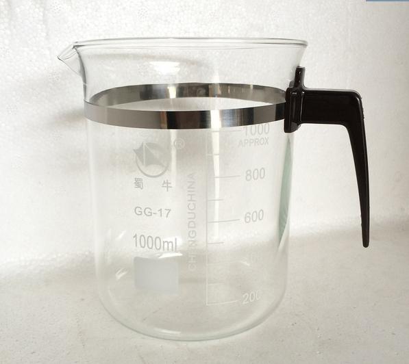 Copo de vidro com alça, Material de Laboratório, Laboratório beaker, copo de Boa qualidade, material de Alta boro