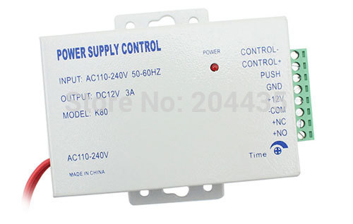 5YOA RFID Access Control System Kit Set + Strike Deurvergrendeling + Id-kaart Keytab + Voeding + Exit