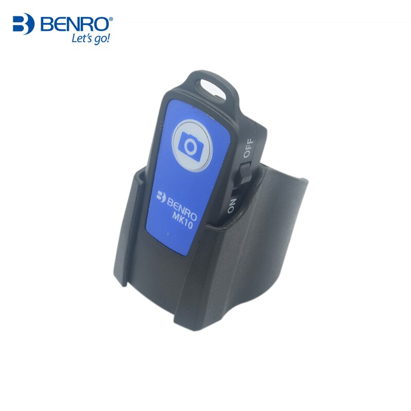 Benro MK10 Afstandsbediening Voor Statief Monopod Selfie Stok Draadloze Bluetooth Afstandsbediening Oplaadbare: blue