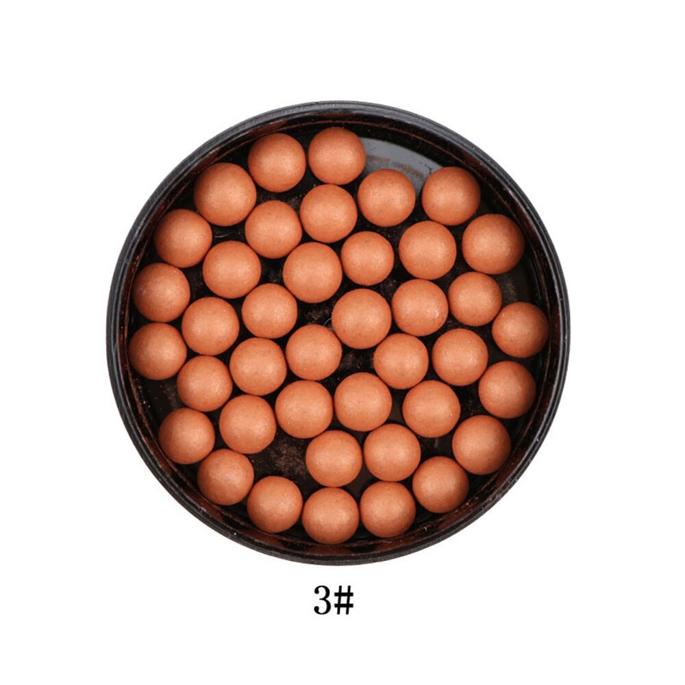 Matt blush ball lysne hudfarge naken sminke naturlig reparasjonskapasitet klassisk ball fargerik perleskimrende blush verktøy: 3