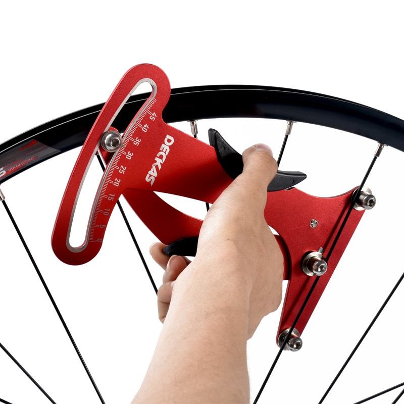 Deckas cykel eger indikator attrezi meter tensiometer cykel reflektor spænding hjulbyggere reparation værktøj dele