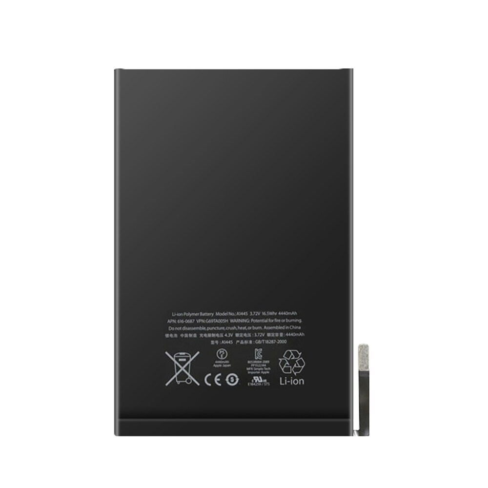 PINZHENG Tablet Battery For iPad Mini 1 A1445 A1432 A1454 4440mAh Bateria For iPad Mini1 Replacement Batteries With Free Tools