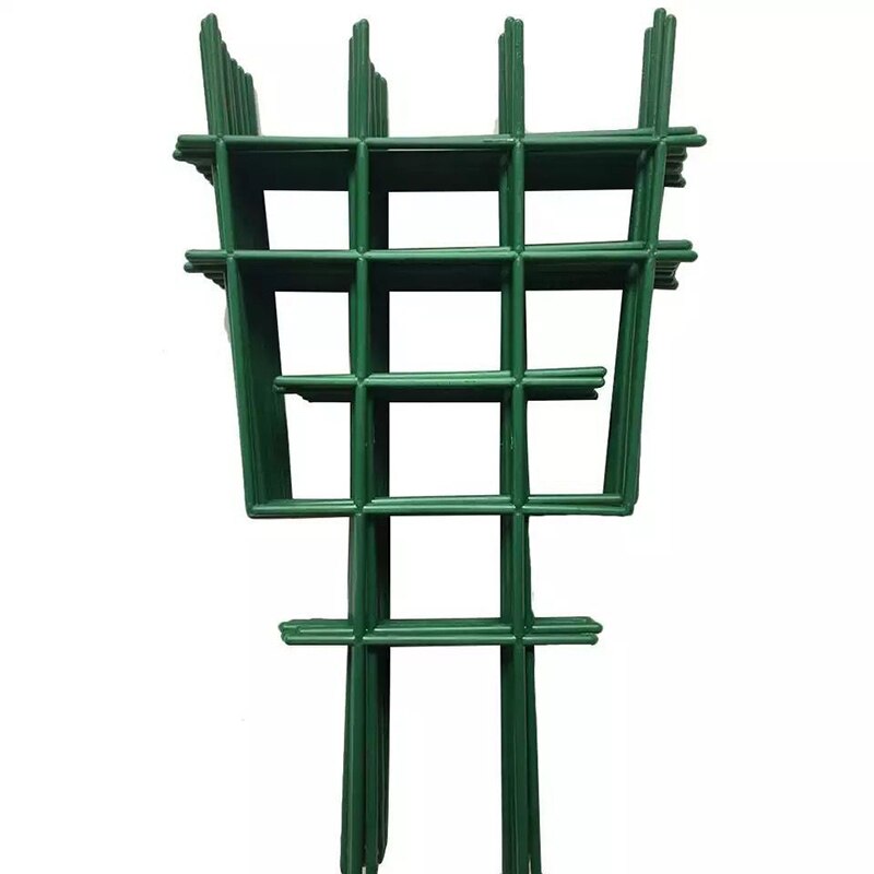 Suporte para plantas de escalada gaiola jardim treliça flores suporte anéis tomate suporte durável criativo escalada videira rack de tomate gaiola