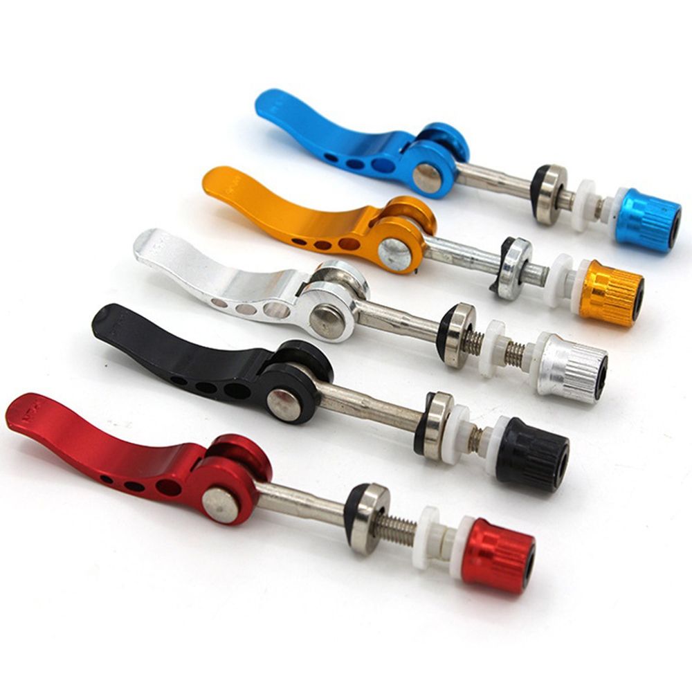 1PCS Random Aluminium Alloy Quick Release Mountain Bike Skewer Bolt Bike Seat Clamp Seatpost Seat Tube Clamp Bicycle Accessories