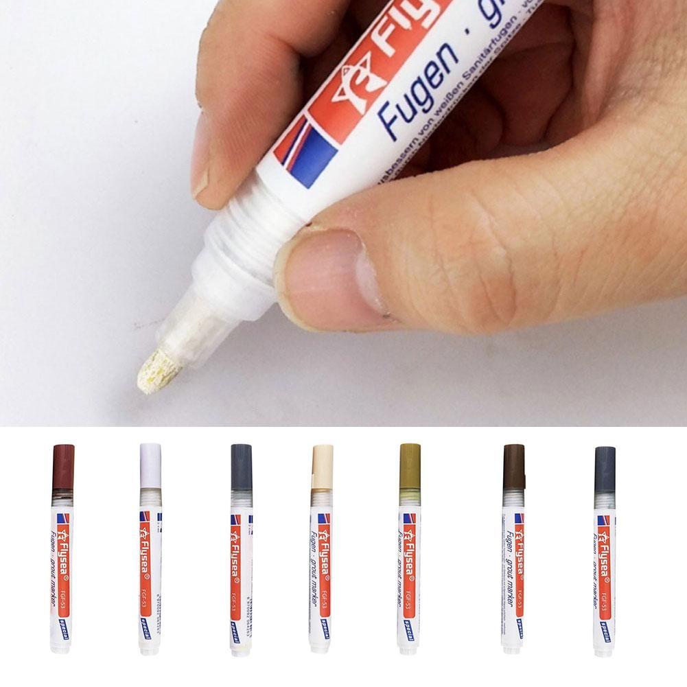 Tile Gap Repair Color Pen White Tile Refill Grout Pen Waterproof Mouldproof Filling Agents Wall Porcelain Bathroom Paint Cleaner