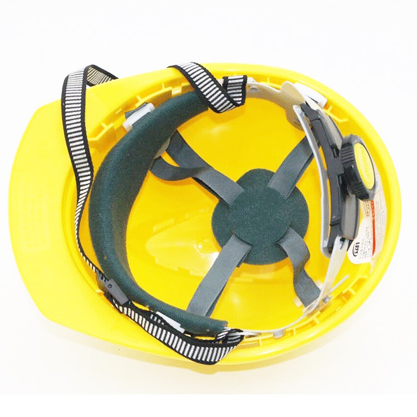 Abs Bescherm Rescue Helm Met Instelknop Veiligheid Harde Hoeden Cap Bouw Werk Beschermende Helmen
