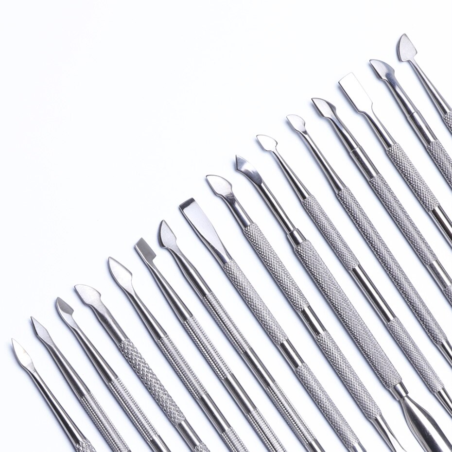 STZ-cortauñas de acero inoxidable para cutículas, cortador de cutículas, removedor de esmalte, recortador de piel muerta, herramientas de manicura, A17