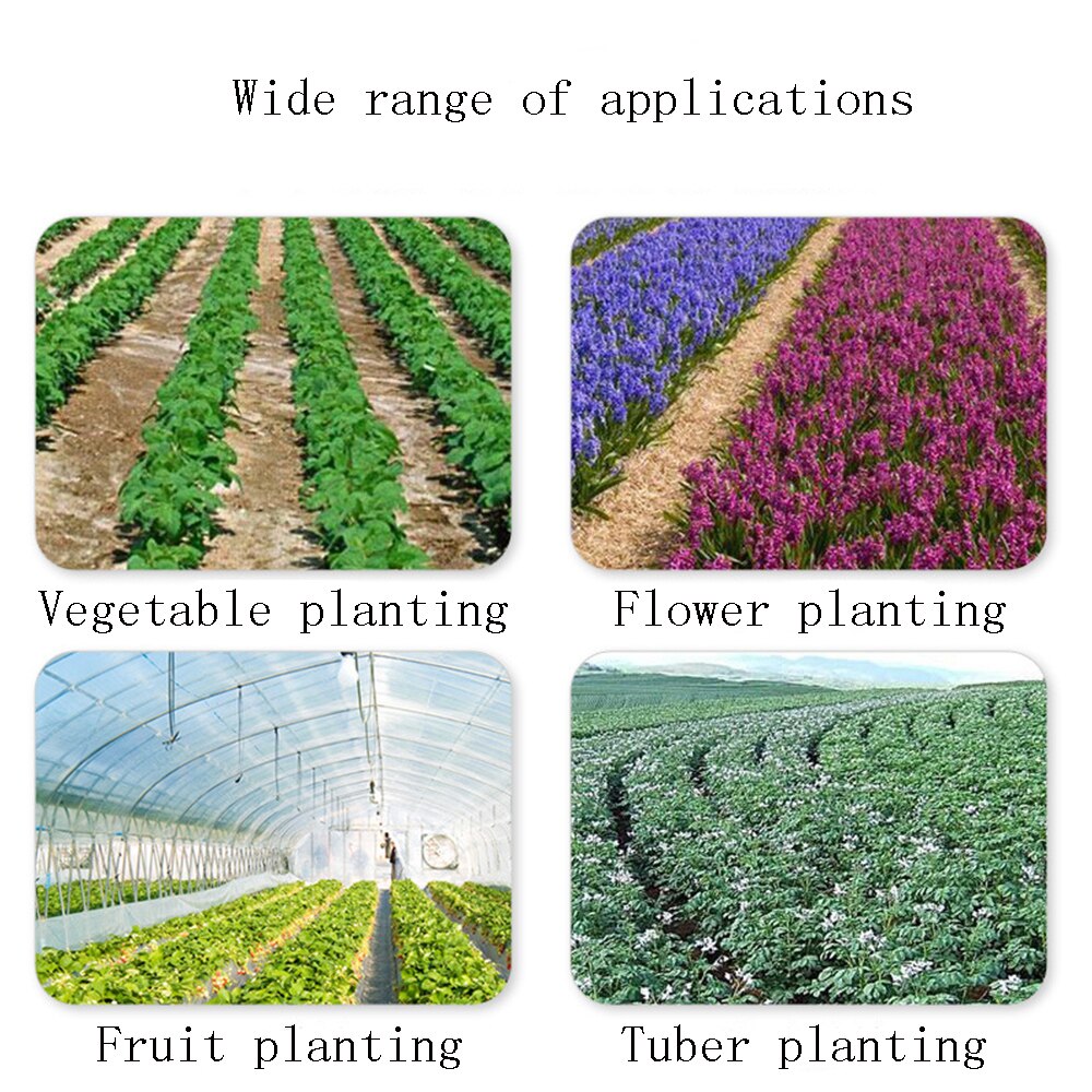 Home Garden Film Agricultural Vegetable Black Film Plants Plastic Perforated Plastic Mulch Mulching Membrane