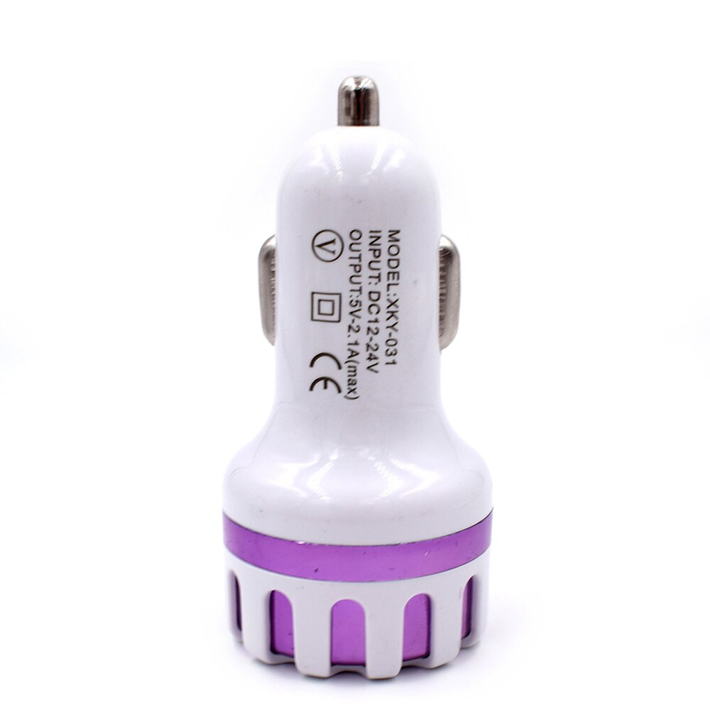 Multi-funktionale LED Dual USB Port 5V 2,1 EINE Schnelle Auto Ladegerät Adapter für iPhone Samsung Huawei Xiaomi auto Telefon Ladegerät